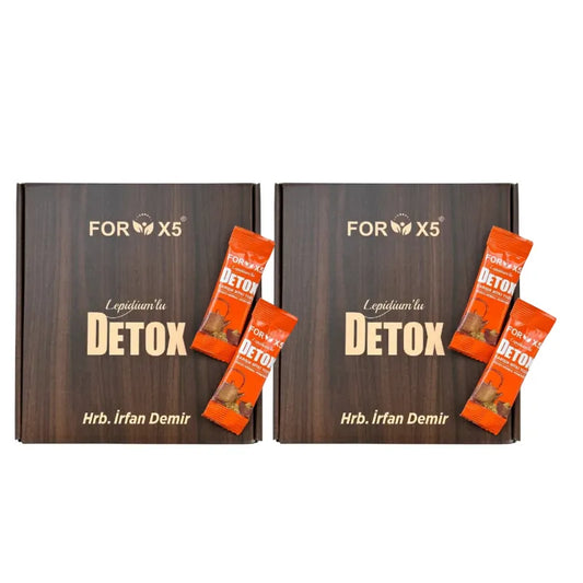 Pachet promo: 2 x Ceai de Slabit DETOX FOR X5