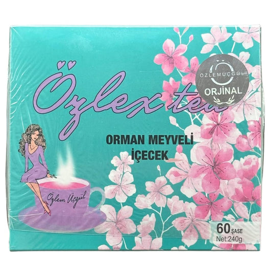 Ceai de slabit detox Ozlex Tea turcesc - cu aroma de fructe de padure